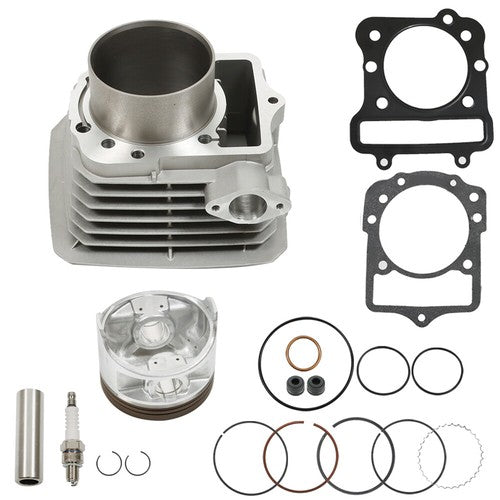 Solid Spare Cast Aluminium Engine Cylinder Piston Kit For 1989-04 Kawasaki Bayou 300 KLF300B
