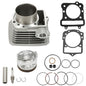 Solid Spare Cast Aluminium Engine Cylinder Piston Kit For 1989-04 Kawasaki Bayou 300 KLF300B