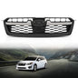 Solid Spare Fit For 2012-2014 Subaru Impreza Black Front Bumper Upper Grille w/ Chrome Tirm