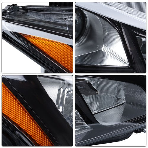 Solid Spare LH+RH Headlight Headlamps Clear w/Sport Pkg HID Type For Nissan Maxima 2009-2014