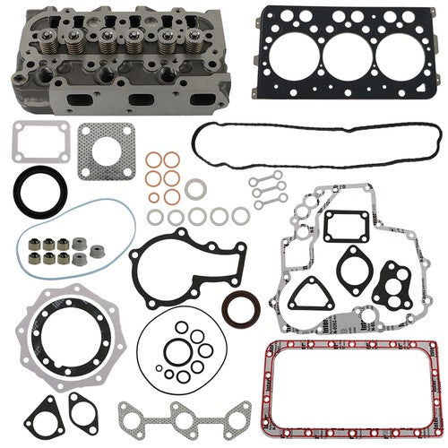 Solid Spare New Full Cylinder Head Assy With Vavel + Full Gasket Kit For Kubota D782 Engine