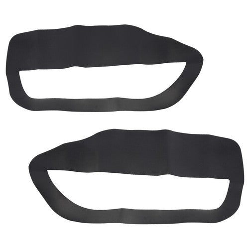 Solid Spare Fit For 05-09 Ford Mustang Door Panel Insert Card Cover Kit Leather 2Pcs