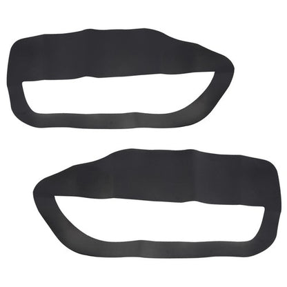 Solid Spare Fit For 05-09 Ford Mustang Door Panel Insert Card Cover Kit Leather 2Pcs