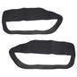 Solid Spare Fit For 05-09 Ford Mustang Door Panel Insert Card Cover Kit Leather 2Pcs
