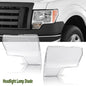 Solid Spare Fit For 2009-2014 Ford F150 F-150 Clear Headlight Replacement Lens Left+Right
