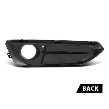 Solid Spare Fit For 14-21 BMW 228i 230i Front Bumper Fog Light Trim Cover Bezel Left Side