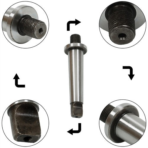 Solid Spare 2MT Shank To 1/2"-20 Threaded Drill Chuck Arbor Morse Taper MT2 Adapter Hardened