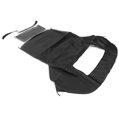 Solid Spare Black Soft Top with Plastic Window FOR 1983-90 1993 Ford Mustang Convertible 2DR
