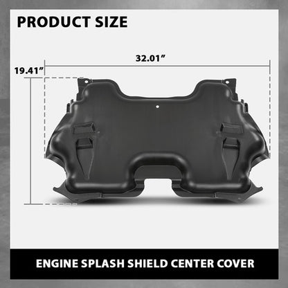 Solid Spare Front Engine Splash Shield Fit For 2003-2009 Mercedes-Benz E320 E350 2115242430