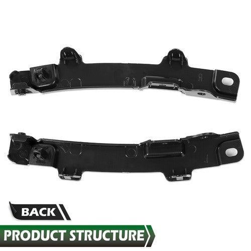Solid Spare Fit For 14-19 Toyota Highlander Front Bumper Retainer Support Left+Right