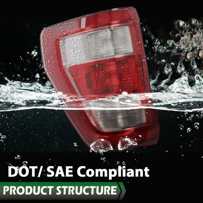Solid Spare Fit For 2021-2023 Ford F150 XL w/o Blind Spot TaiL Light Brake Lamp Left Side