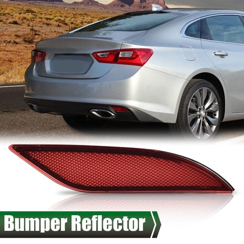 Solid Spare Fit For 16-22 Chevrolet Malibu Rear Bumper Reflector Right Passenger Side Red