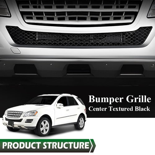 Solid Spare Front Bumper Grille Lower Grill Fit For 2009-2011 Mercedes Benz ML350/2009 ML320
