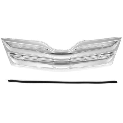 Solid Spare Upper & Lower Grille + Grille Molding For Toyota Venza 2013 2014 2015 2016
