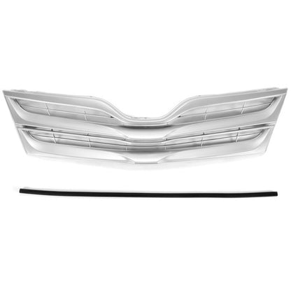 Solid Spare Upper & Lower Grille + Grille Molding For Toyota Venza 2013 2014 2015 2016
