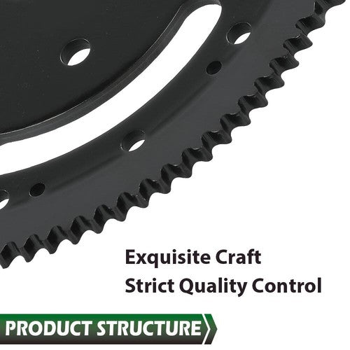 Solid Spare For John Deere LA130 LA135 LA140 LA145 Steering Sector & Pinion Gear w/ Bushings