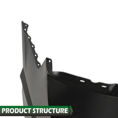Solid Spare Rear Bumper Cover Fit For 2006-2011 Honda Civic Sedan 4-Door Replacement