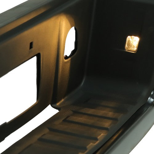 For 2014-2018 Chevy Silverado Sierra 1500 Black Rear Step Bumper w/o Sensor