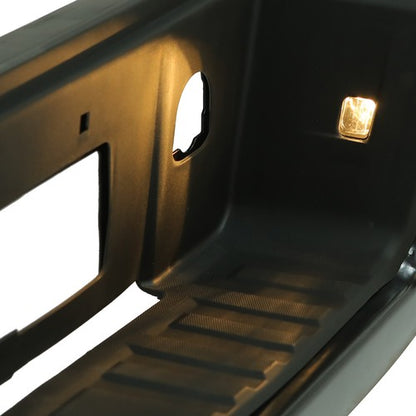 For 2014-2018 Chevy Silverado Sierra 1500 Black Rear Step Bumper w/o Sensor