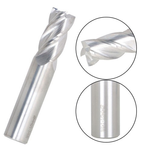Solid Spare 3/4" 4 Flute 1-1/2" Length Cut 4" Overall Length Carbide End Mill New