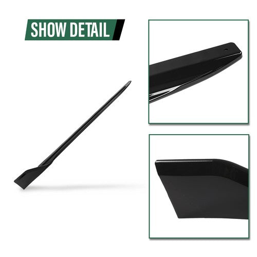 Solid Spare Side Skirts Extension Panel Fit For 2019-2025 BMW G05 X5 M Sport Gloss Black