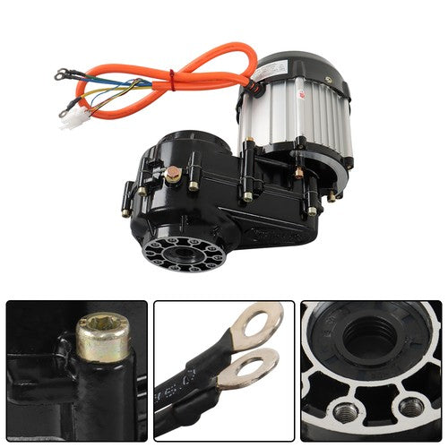 Solid Spare 48V 1000W Brushless Differential Motor For ATV Trike Go Kart Lawn Mower Tricycle