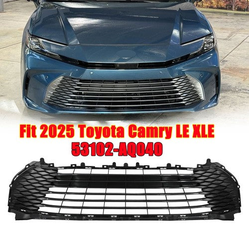 Fit 2025 Toyota Camry LE XLE Front Bumper Lower Grille Black 53102-AQ040
