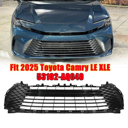 Fit 2025 Toyota Camry LE XLE Front Bumper Lower Grille Black 53102-AQ040