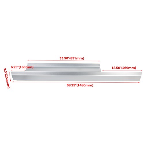 Solid Spare Slip-on Outer Rocker Panel For 07-13 08 09 Silverado Sierra 2 Door Standard Cab