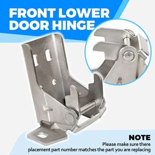 Solid Spare For 96-02 Dodge Ram 1500 2500 Lower Front Door Hinge Left/ Right #55275464AC
