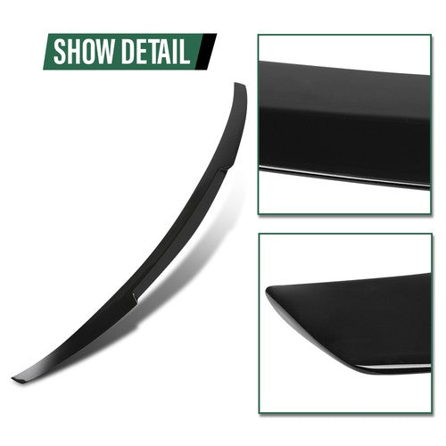 Solid Spare Fit For 21-25 BMW G26 430i Gran Coupe i4 Gloss Black M4 Style Trunk Spoiler