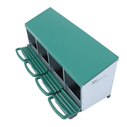 Solid Spare Chicken Nesting Boxes Metal Chicken Egg Laying Box with Perch 4 Hole