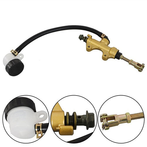 Solid Spare For Yamaha Blaster 200 YFS200 ATV Rear Brake Master Cylinder Caliper & Hose Assy