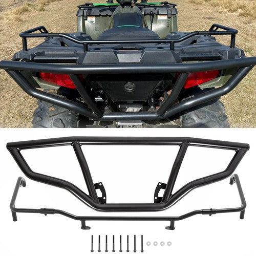 Solid Spare Rear Bumper Brush Guard Storage Rack Extender For Polaris Sportsman 450 14-20
