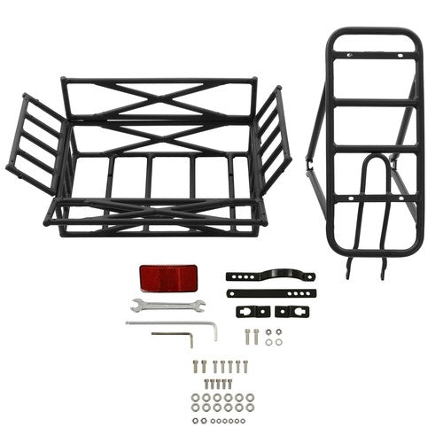 Solid Spare ECOTRIC Rear Rack Bike Basket Large Bicycle Electric Bike Basket
