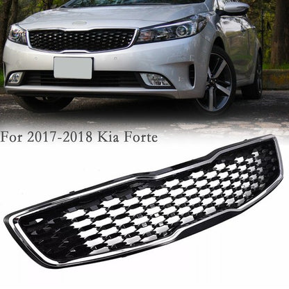 Fit 2017-2018 Kia Forte Sedan LX SX Chrome Front Upper Grille Grill 86350B0010
