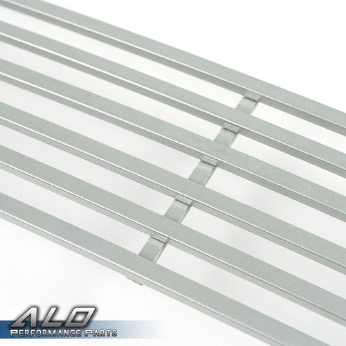 Solid Spare Fit For 2009-2014 Nissan Maxima Front Lower Bumper Silver Billet Grille Insert
