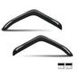 Solid Spare Fit For 2007-2017 Freightliner Cascadia Window Visors Deflector Rain Guards