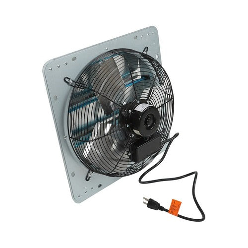 Solid Spare 14 Inch Shutter Exhaust Fan Aluminum High Speed Wall Mounted Greenhouse Garage