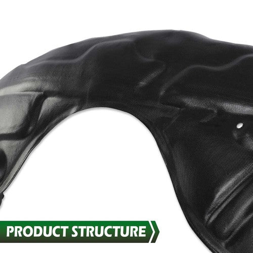 Solid Spare Fender Liner Set Fit For 2007-2011 Toyota Camry Front Left & Right 2pcs