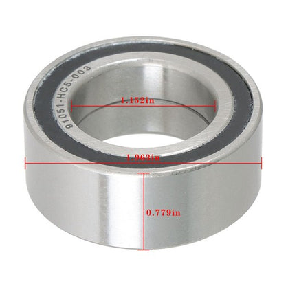 Solid Spare 2 × Front Wheel Bearing Seal Kits for Honda TRX300FW 91256-HC5-003 1988-2000
