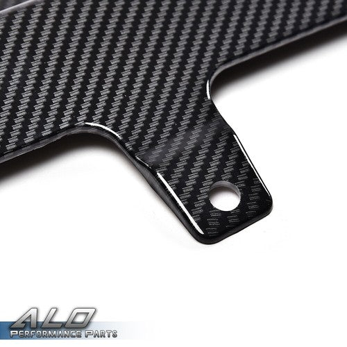 Solid Spare Fit For 14-16 Lexus IS250 IS350 IS300 F-Sport Front Bumper Lip Carbon Look