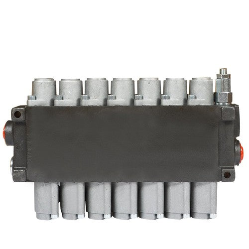 Solid Spare 7 Spool Hydraulic Directional Control Valve 13gpm P40 Double Acting Cylinder