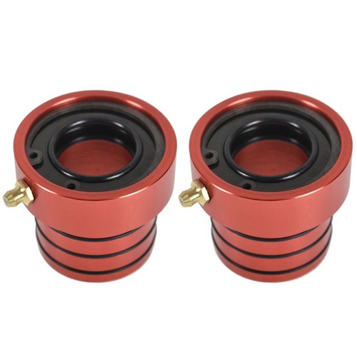 Solid Spare 2PCS Front Axle Tube Seal Pair For Jeep ZJ MJ JK TJ XJ 30/44 Red