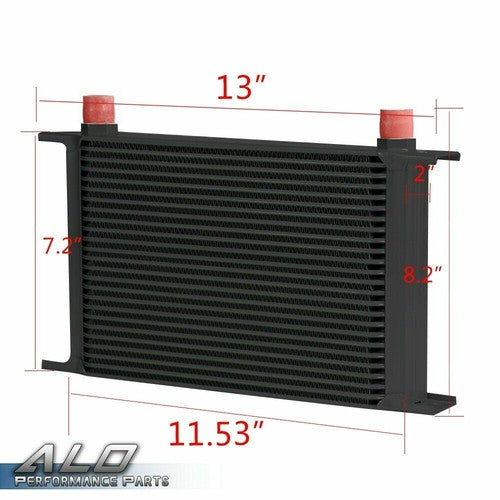 Solid Spare Fit For LS1 LS2 LS3 10AN 25 Row GM Engine Oil Cooler Kit + Sandwich Plate Kit