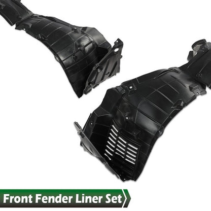 Solid Spare Fit For 2013 Nissan Altima Front Driver & Passenger Fender Liner Splash Shield