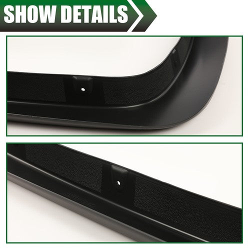 Solid Spare 4pcs Fit For 2014-2019 Chevy Silverado 1500 Factory Style Wheel Fender Flares