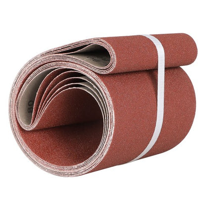 Solid Spare 5PCS 6x48 in Sanding Belts 80 NEW Grit Belt Sander Sandpaper aluminum oxide