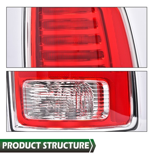 Solid Spare LED Tail Lights Fit For 2013-2018 Ram 1500 2500 3500 Rear Lamp RH Passenger Side