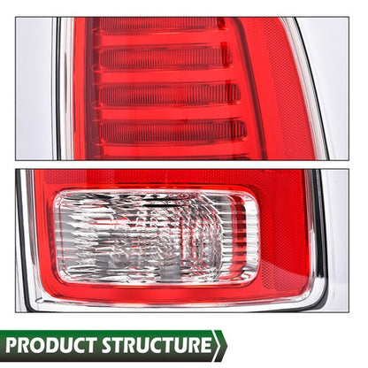 Solid Spare LED Tail Lights Fit For 2013-2018 Ram 1500 2500 3500 Rear Lamp RH Passenger Side